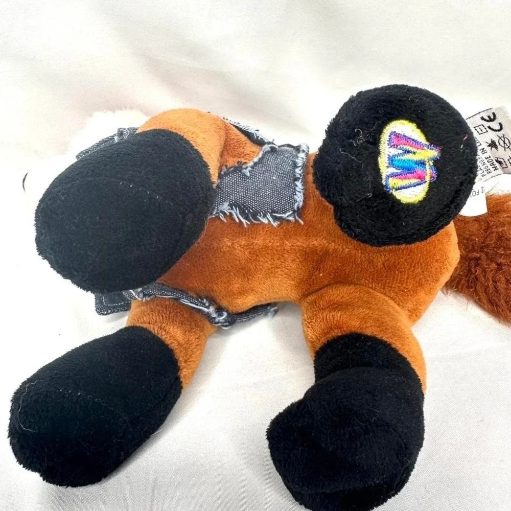 Ganz Webkinz Rockerz 'Foxy Beat' Plush | Fox Toy | Punk Rocker Toy